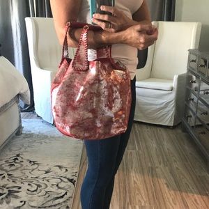 Italian leather handbag.